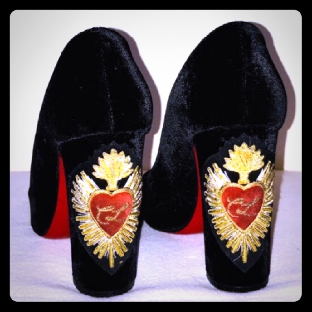 Louboutin Special Edition Sacred Heart Pumps